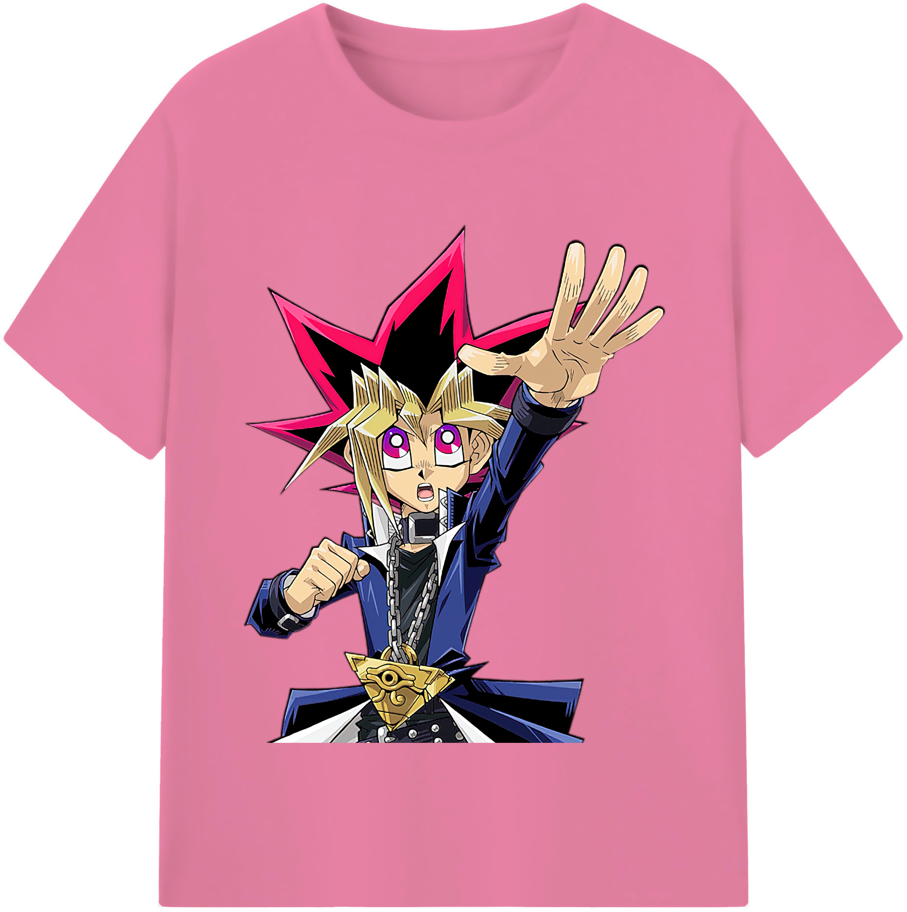 （画像用） 遊☆戯☆王 Yu-Gi-Oh! 綿100％半袖Tシャツ（フロントプリント）